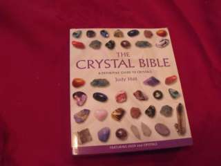 The Crystal Bible by Judy Hall 2003 Paperback Book NEW  