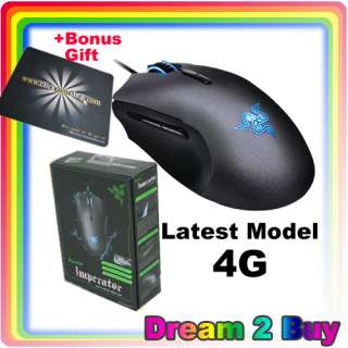 Razer Imperator 6400DPI 4G Dual Edition Gaming PC Mouse + Bonus Gift