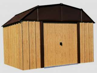  Storage Shed wood look Outdoor Landscape Garden Tool Building  