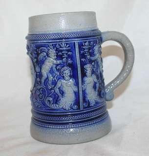 Antique Ceramic Porcelain Beer Mug Stein Germany 1930c  