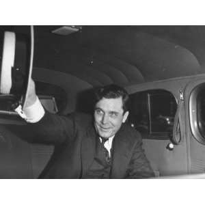 Wendell L. Willkie Waving His Hat at His Supporters Photographic 