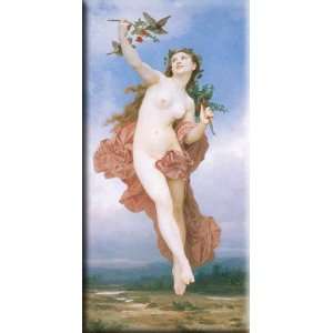  Day 15x30 Streched Canvas Art by Bouguereau, William 