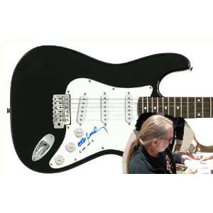 Willie Nelson Autographed Signed Guitar PSA/DNA Dual Certified