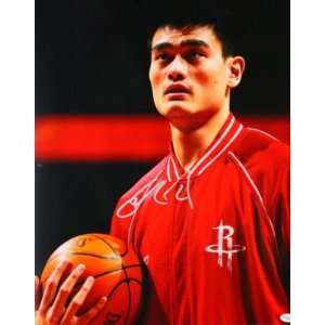  Autographed Yao Ming Picture   16x20 JSA   Autographed NBA 