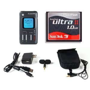  1 M Audio MicroTrack II Recorder Micro Track 2 + 1 SanDisk 