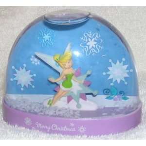 Disney Tinkerbell Plastic Christmas Snowglobe Waterball  