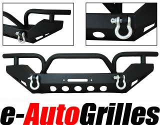 87 06 Jeep YJ TJ Wrangler Rock Crawler Front Bumper System with 2 D 