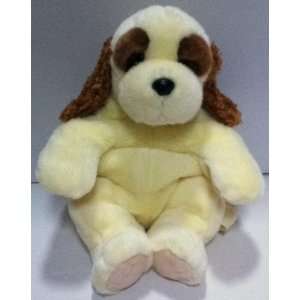    16 Plush of White Puppy Dog Backpack Doll Toy 