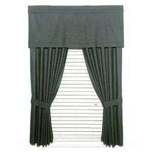   Tampa Bay Buccaneers   Black Denim Drapes/Curtains Set