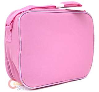 Disney Princess w Tiana School Roller Backpack Rolling Pink Lunch Bag 