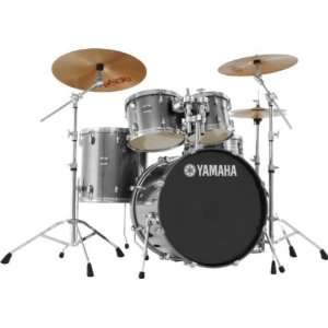   Yamaha Stage Custom Birch 5 Pc Shell Pack Silver Musical Instruments