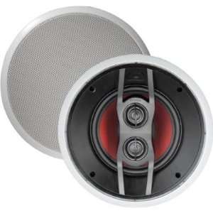  Dual Voice Coil In Ceiling Speaker With Pivoting Tweeters (each