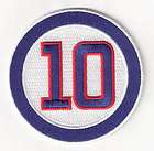 2011 RON SANTO LOGO MEMORIAL CHICAGO CUBS PATCH #10 MLB