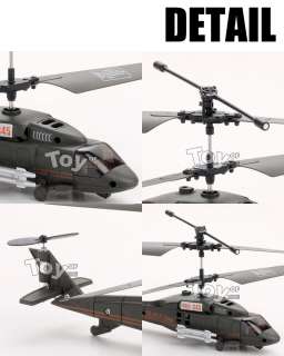 JXD 345 Black Hawk 3ch Metal MINI RC Helicopter Gyro  