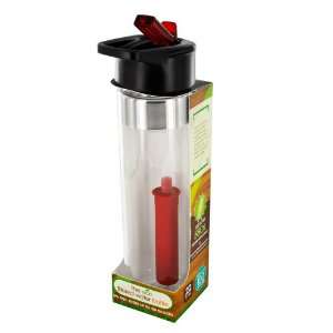    Ounce Eco Filtered Water Bottle, Red Filter/Sipper