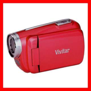 vivitar dvr508 high definition digital video camcorder in strawberry 