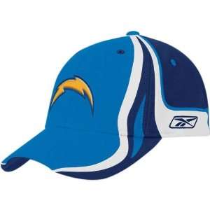  Reebok San Diego Chargers Electric Blue Colorblock Hat 