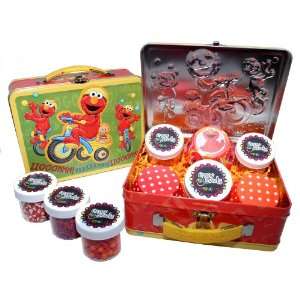 Elmo Cupcake Kit in Collectible Tin #2 by Crispie Sweets   Sprinkles 