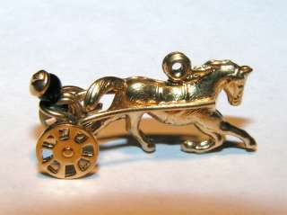 Harness Racing Charm Horse Racing 14k moving parts  