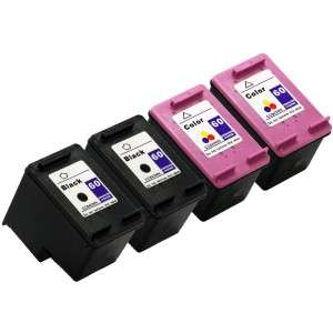 4pk HP 60 Ink For Photosmart e All in One D110a Printer  