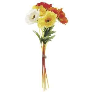  12 Poppy Artificial Flower Bundle