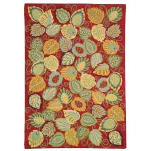    Company C Foliage 18532 Chili 26X8 Runner Area Rug