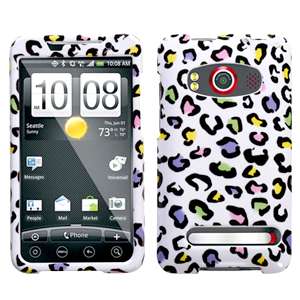 SnapOn Phone Cover Case FOR HTC EVO 4G Sprint LEOPARD C  