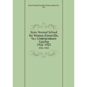  State Normal School for Women (Farmville, Va 