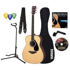  Yamaha FG720S Acoustic Guitar Natural GUITAR ESSENTIALS 