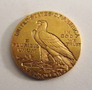 1915 INDIAN HEAD QUARTER EAGLE $5 FIVE DOLLAR GOLD GENUINE NICE HIGH 