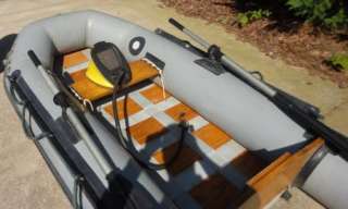 Seaworthy DINGHI INFLATABLE BOAT 8 Foot Tender with 2 Paddles  