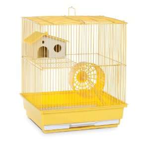   SP2010Y Two Story Hamster and Gerbil Cage, Yellow