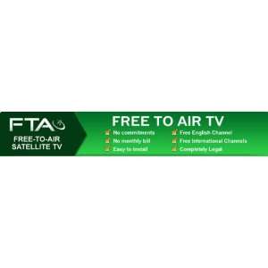   FTA Free To Air Satellite TV System Set Bundle Receiver+Dish+LNBF
