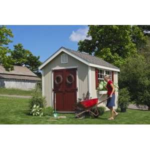  Williamsburg Colonial Garden Shed Panelized Kit Patio, Lawn & Garden
