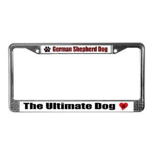  Rescue Dog German Shepherd Pets License Plate Frame by 