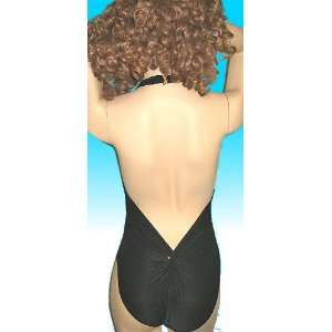  Victorias Secret $124 Black Anne Klein Swimsuit & Sarong 
