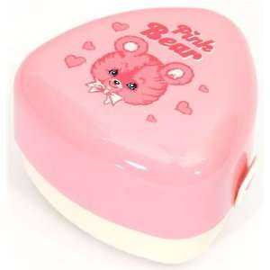  pink Bear Bento Box lacquer lunch box Onigiri box Toys 