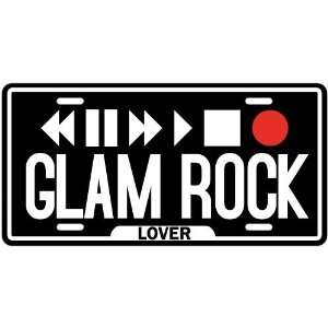  New  Play Glam Rock  License Plate Music