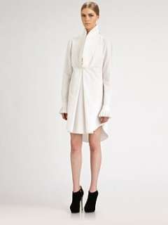 Alexander McQueen   Cotton Piquet Tunic Dress