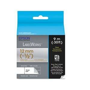   Clear LC Tape Cartridge, 1/2, Gold on Clear