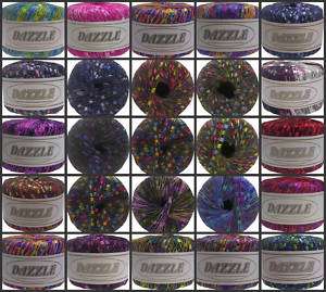 Dazzle LADDER Yarn   IN YOUR CHOICE OF 30 COLORS  