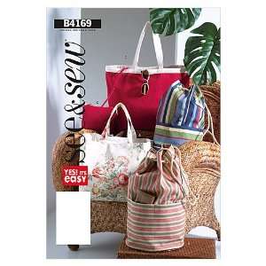  Butterick Patterns B4169 Beach Bags, One Size Only Arts 