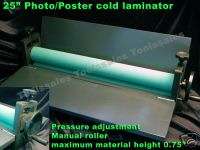 Photo printing inkjet media 24 in Cold manual laminator  
