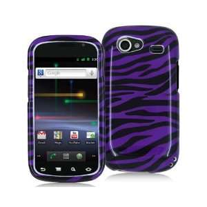   GOOGLE NEXUS S i9020 BLACK PURPLE ZEBRA PATTERN CASE Cell Phones