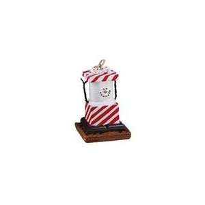   Red and White Surprise Gift Box Christmas Ornament