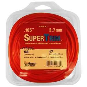   of .105 Inch by 58 Foot Home Owner Grade Round Grass Trimmer Line, Red