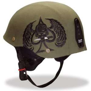    Bell Drifter Motorcycle Helmet Combat Green