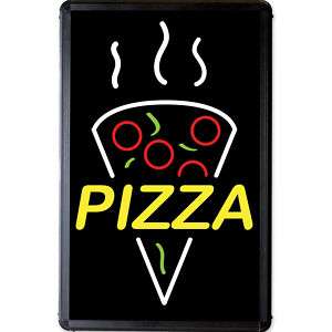 Pizza Ultra Bright Neon LED Merchandising Sign, Lit Merchandiser 