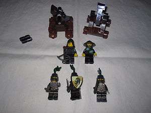 LEGO 5 Minifig LOT KNIGHTS Kingdoms # 7946 CASTLE WEAPONS SOILDER 