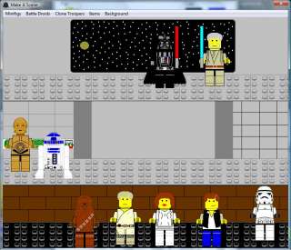Lego Star Wars Minifigure Minifig Creator Game  